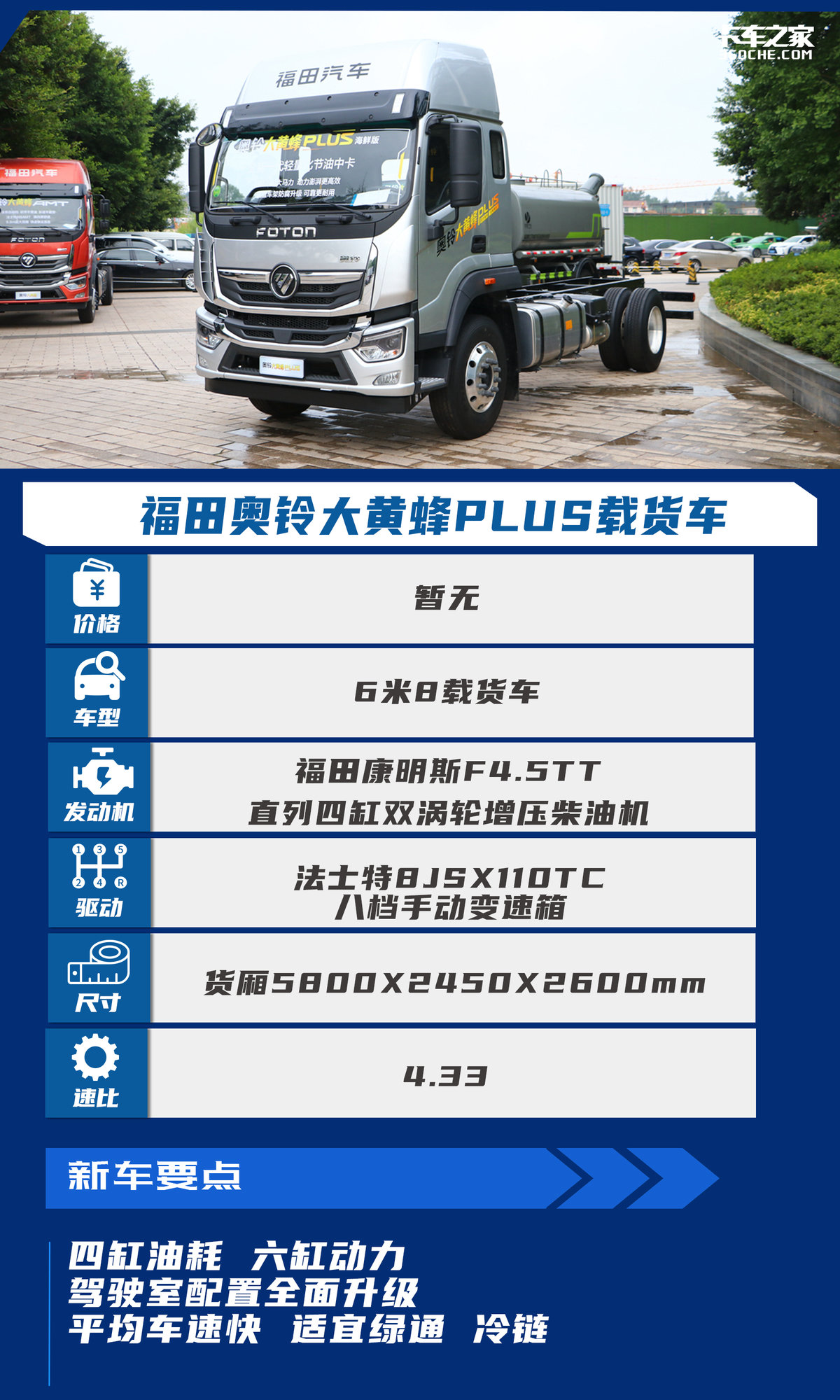 福田最新貨車，路上的友情與家的溫馨之旅