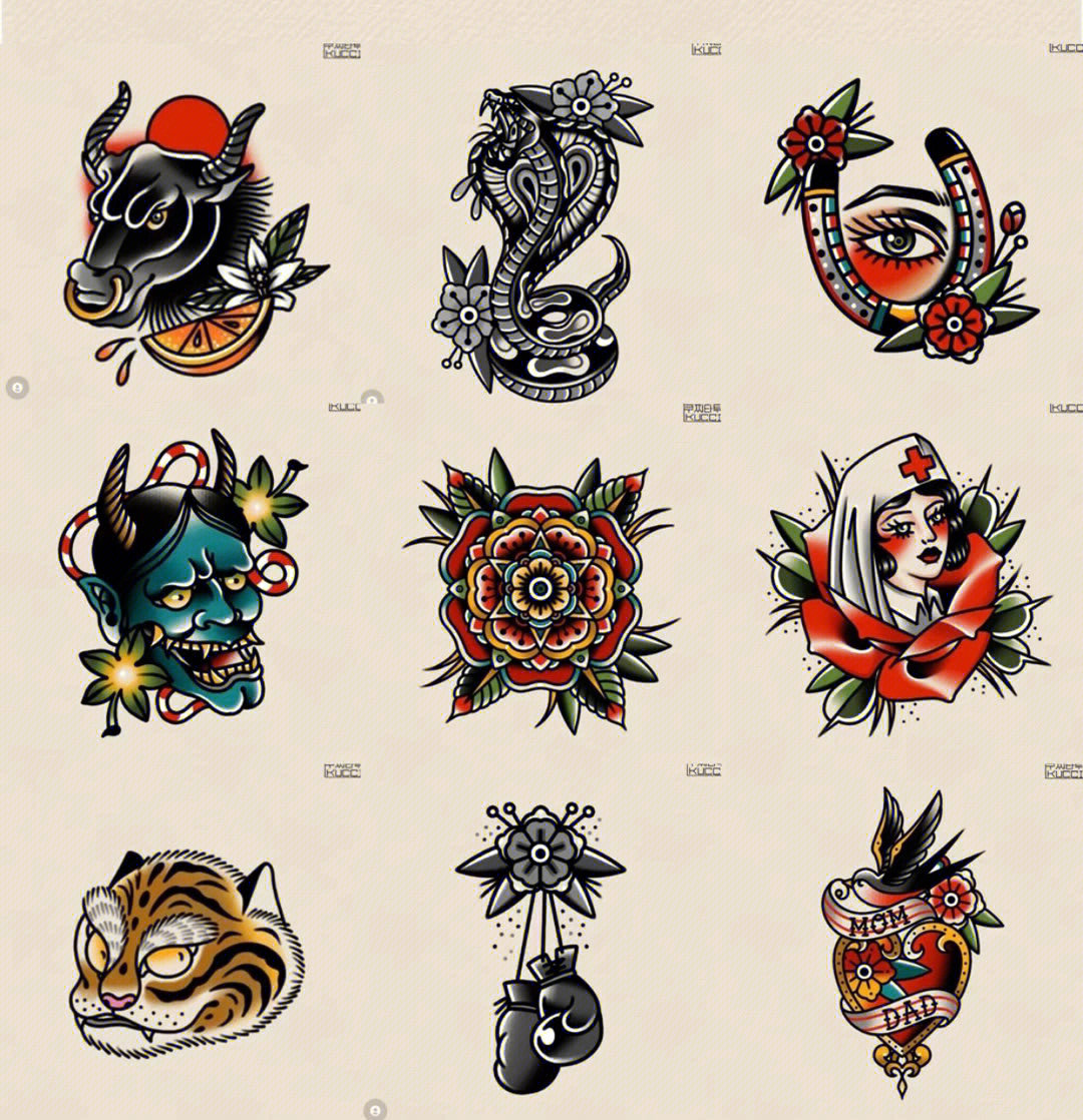 時(shí)尚潮流展現(xiàn)，最新紋身圖案設(shè)計(jì)精選
